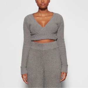 NWT skims cozy set in color smoke